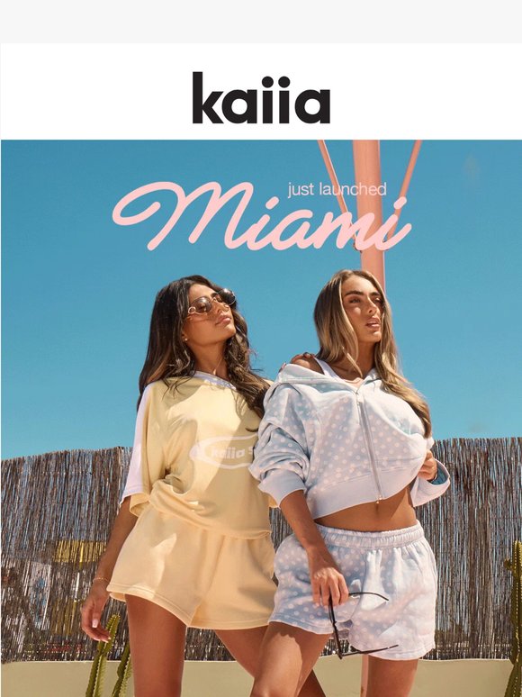 Miami just launched!
