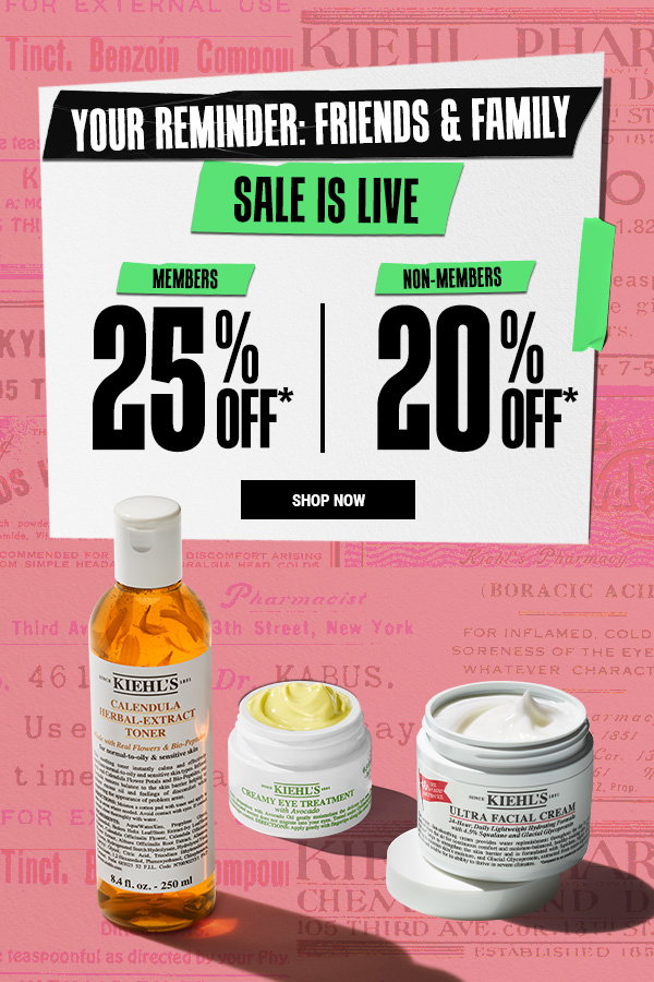 Friends & Family Sale