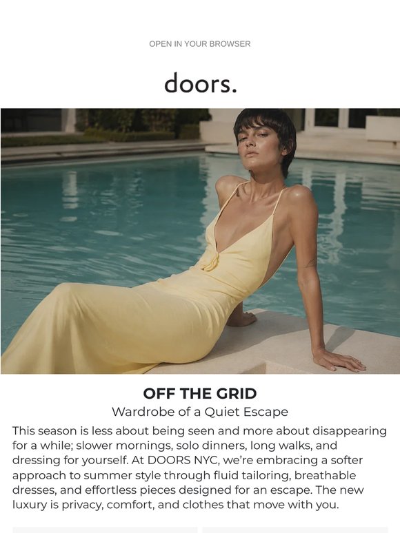 Off The Grid | Wardrobe of a Quiet Escape ☀️