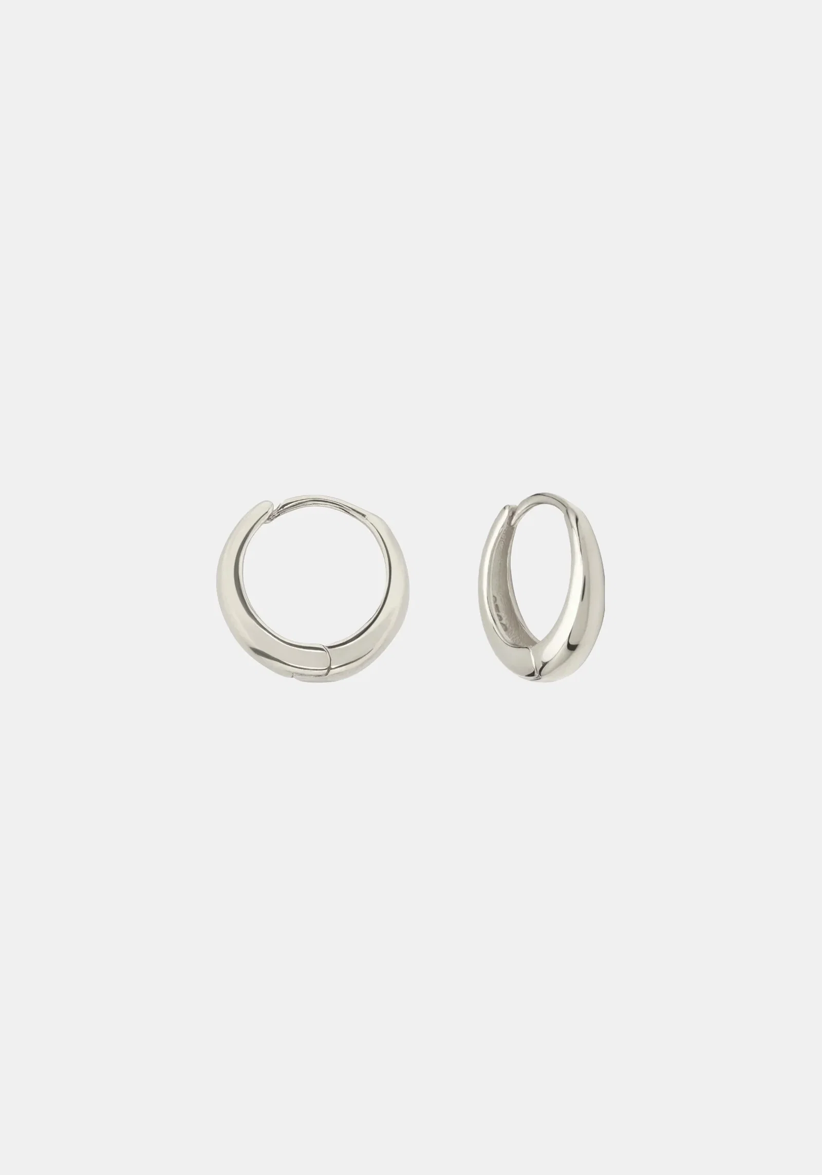Image of Positano Mini Hoops - Silver