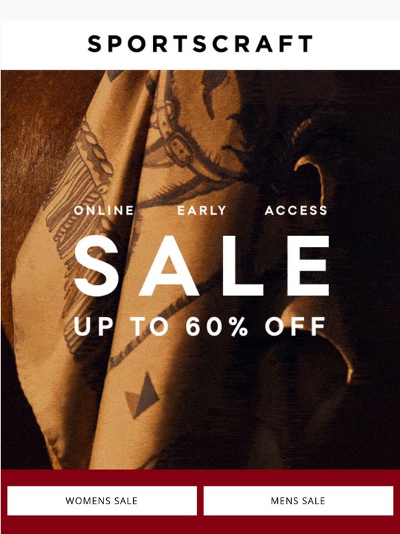 Early Access | Up to 60% Off