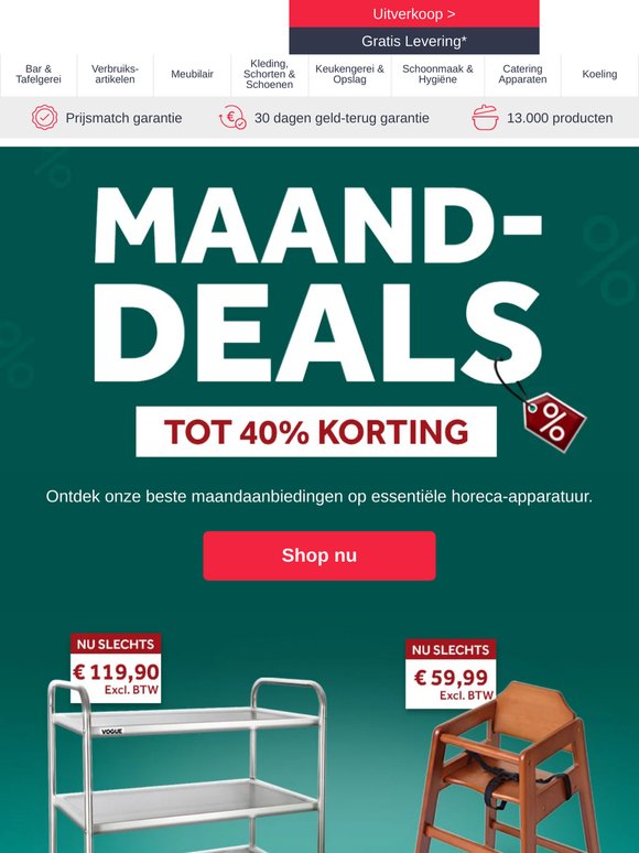 Scherpe prijzen voor de producten waarop je kunt vertrouwen