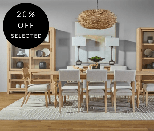 HOOKER FURNISHINGS 20% OFF SELECTED LINES 