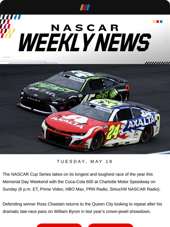 NASCAR News: America's Home For Racing