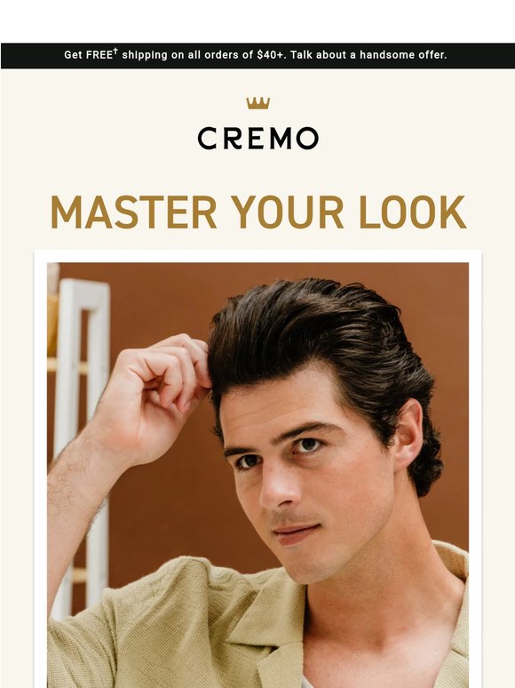 Hair styling, dialed in