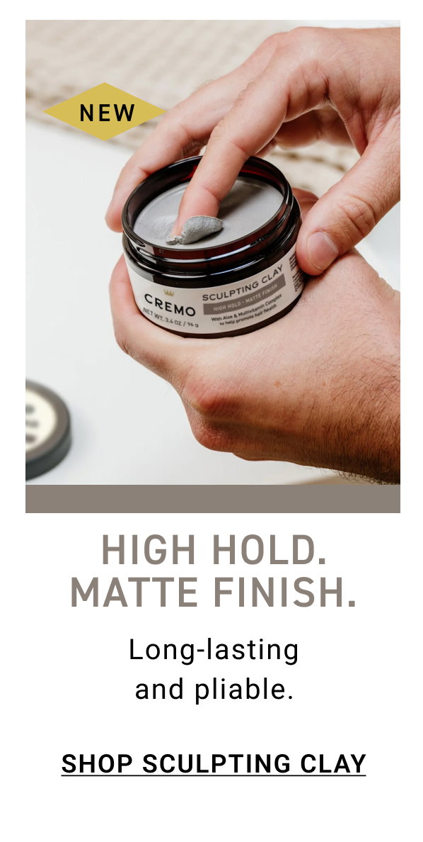 High Hold. Matte Finish. Shop Sculpting Clay