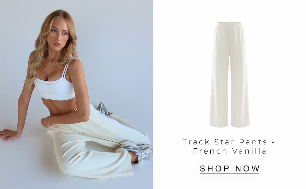 Track Star Pants - French Vanilla | SHOP NOW 