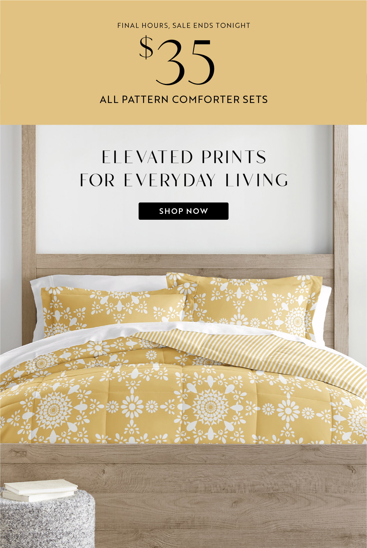 $35 Lightweight Patterned Comforters — Every Size, Color & Style