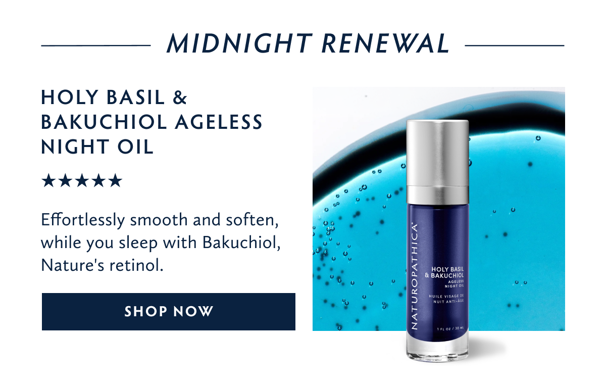 Holy Basil & Bakuchiol Ageless Night Oil