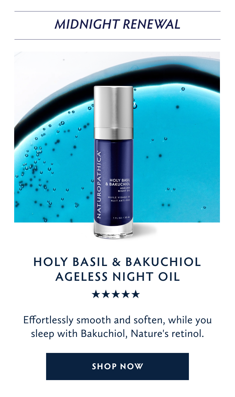 Holy Basil & Bakuchiol Ageless Night Oil