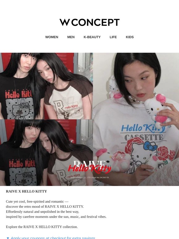 Too Cute to Ignore: RAIVE x Hello Kitty 🎀