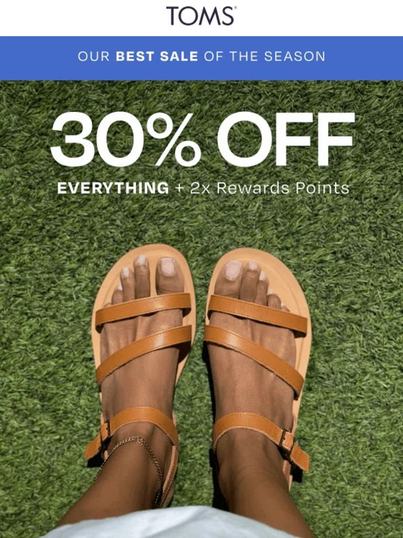 30% Off Leather Sandal Neutrals (Because Necessary)
