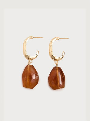 Drop Stone Earrings