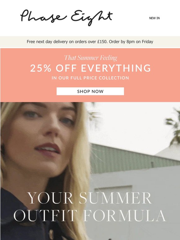 Your Summer Outfit Formula