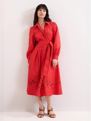 Kim Red Midi Dress