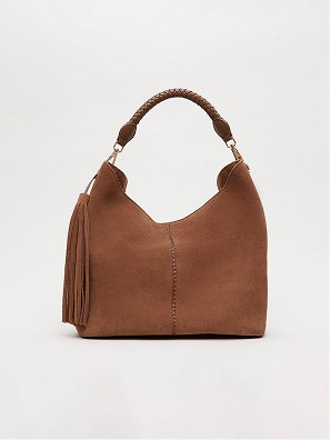 Suede Tassle Bag