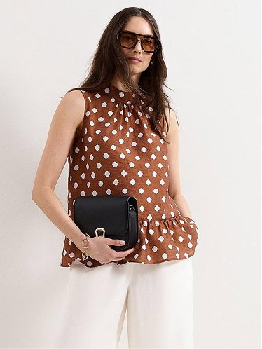 Indie Polka Dot Blouse