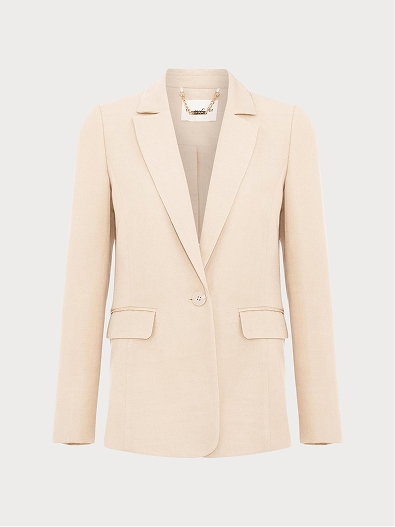 Elena Linen Blazer
