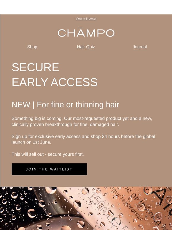 NEW | The Waitlist Is Open