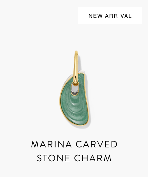 Marina Carved Stone Charm.