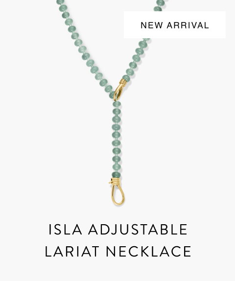 Isla Adjustable Lariat Necklace.