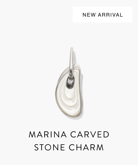 Marina Carved Stone Charm.