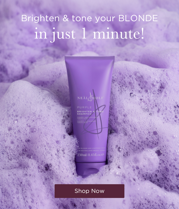 Brighten & tone your BLONDE in just 1 minute!