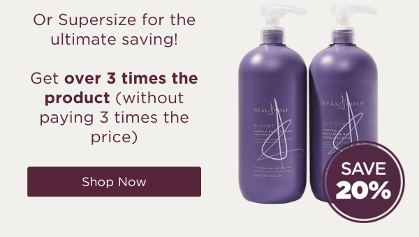 Blonde Brighten & Tone Purple Shampoo & Conditioner 950ml Duo