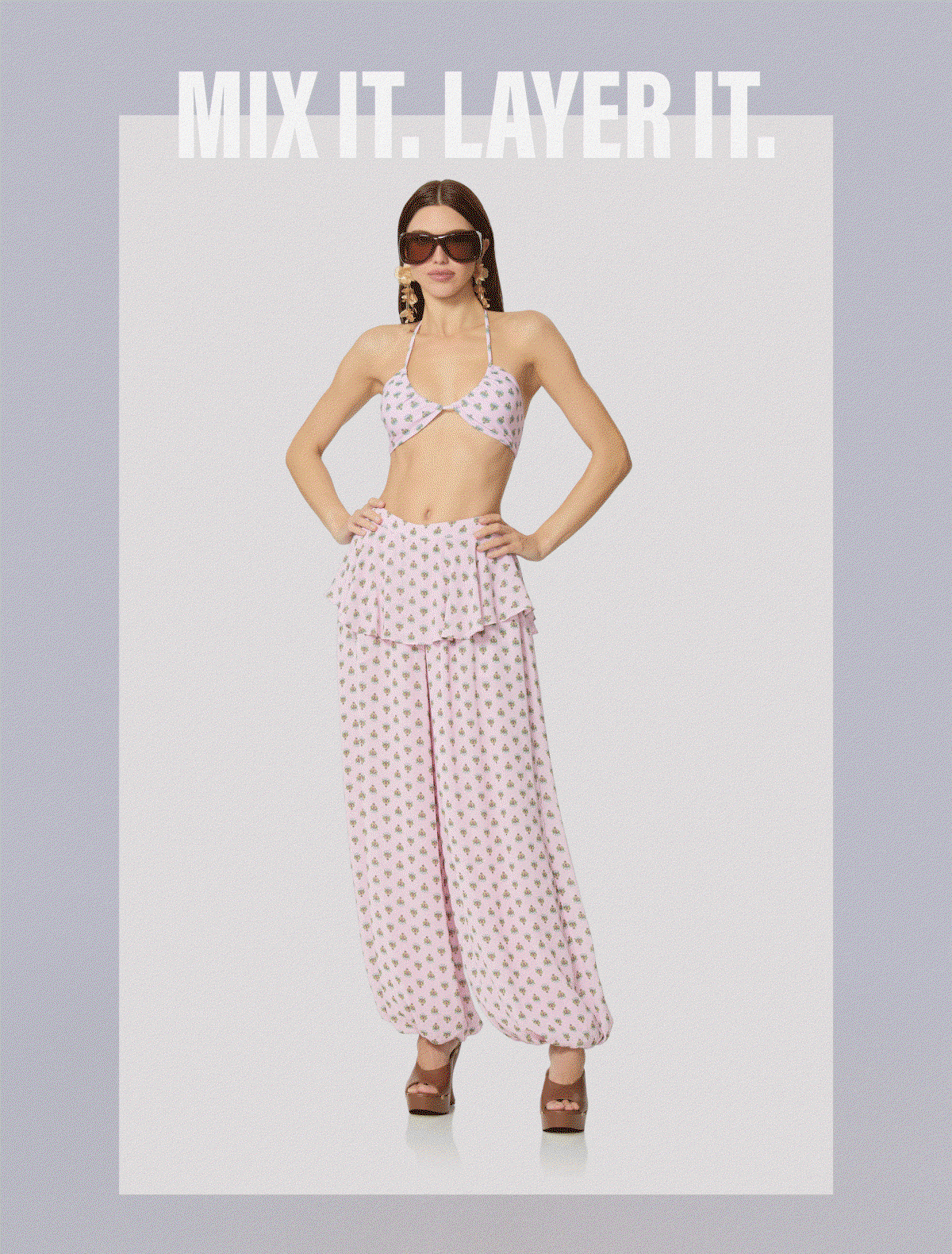 AILEE TOP, GRACIELA PANT, CASSIS TOP, MELAGA BOTTOM