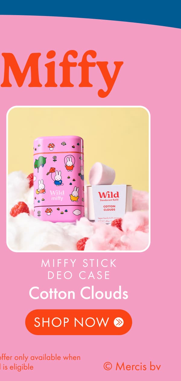 Miffy Stick Deo Case + Cotton Clouds