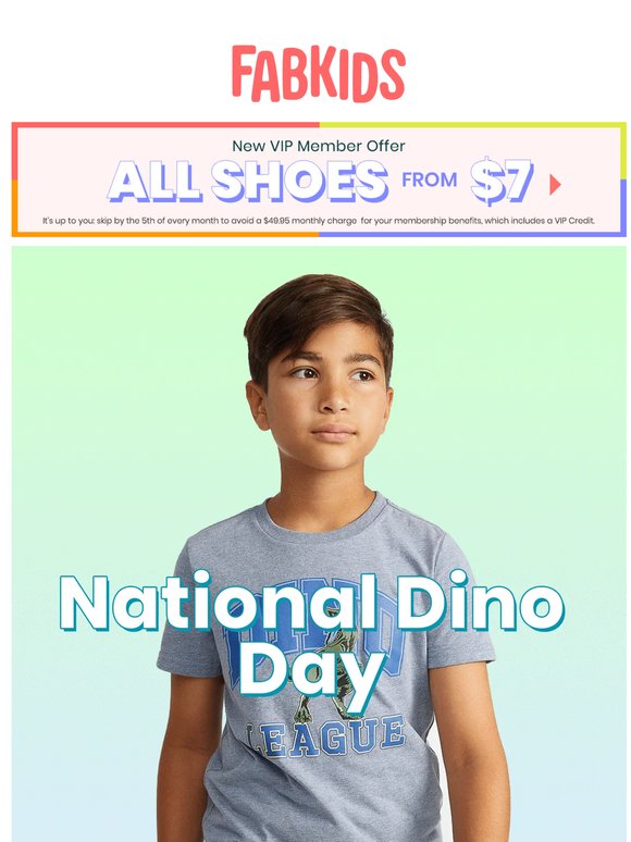 Dino Day Styles + Big Savings 🦖