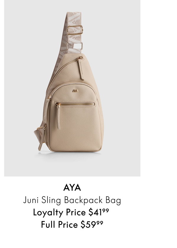 AYA Juni Sling Backpack Bag