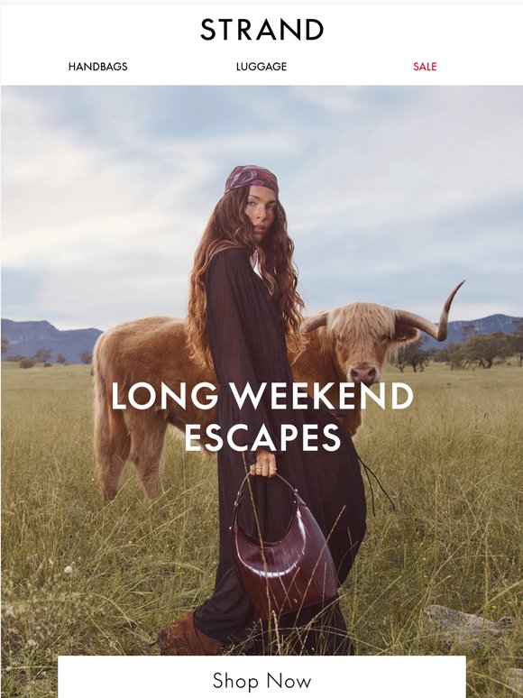 Strand+ Members get 30% off* Handbags & Accessories