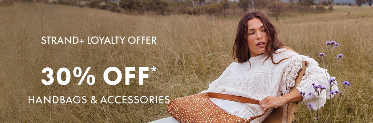 30% OFF* Handbags & Accessories