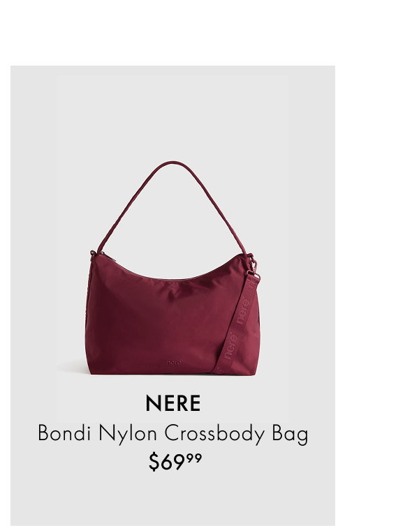 NERE Bondi Nylon Crossbody Bag