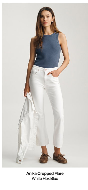 Anika White Flex Blue