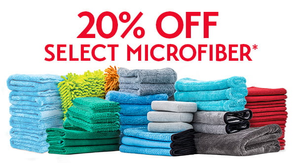 20% off select microfiber sale