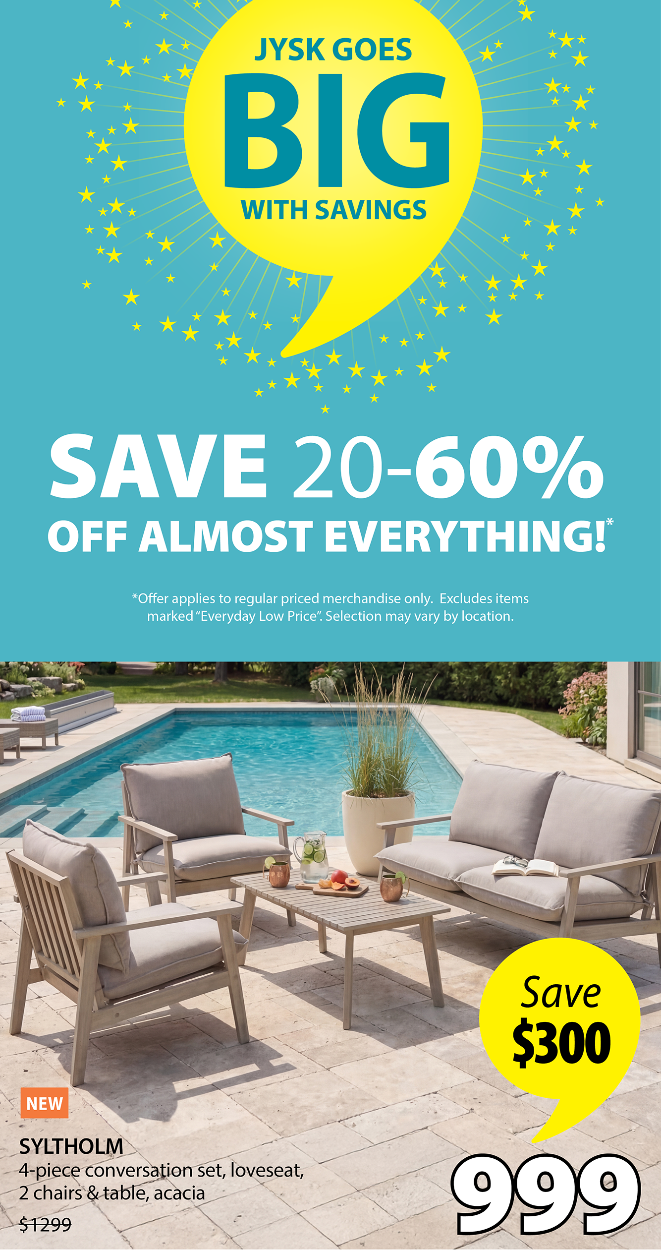 SAVE 20-60% SAVE 20-60% OFF ALMOST EVERYTHING!* | SYLTHOLM Save $300