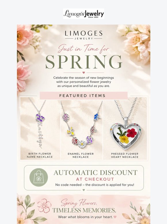 Featured Spring Favorites Are Blooming 🌼