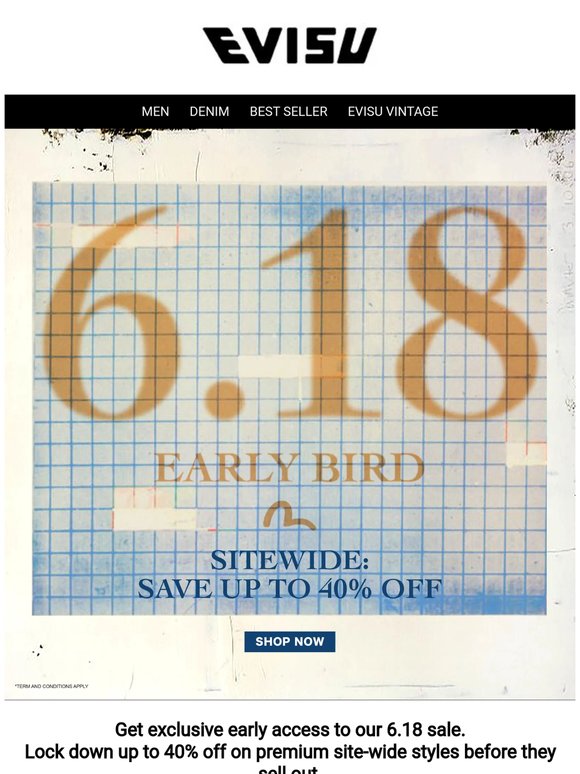 6.18 SALE: EARLY BIRD ACCESS IS LIVE
