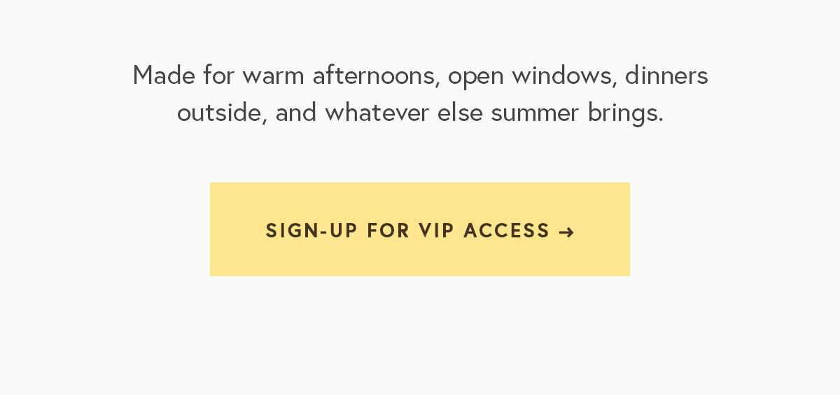 SIGN-UP FOR VIP ACCESS