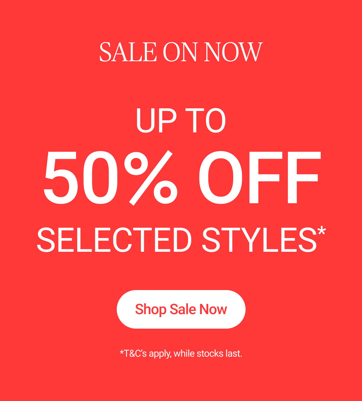 Sale On Now
