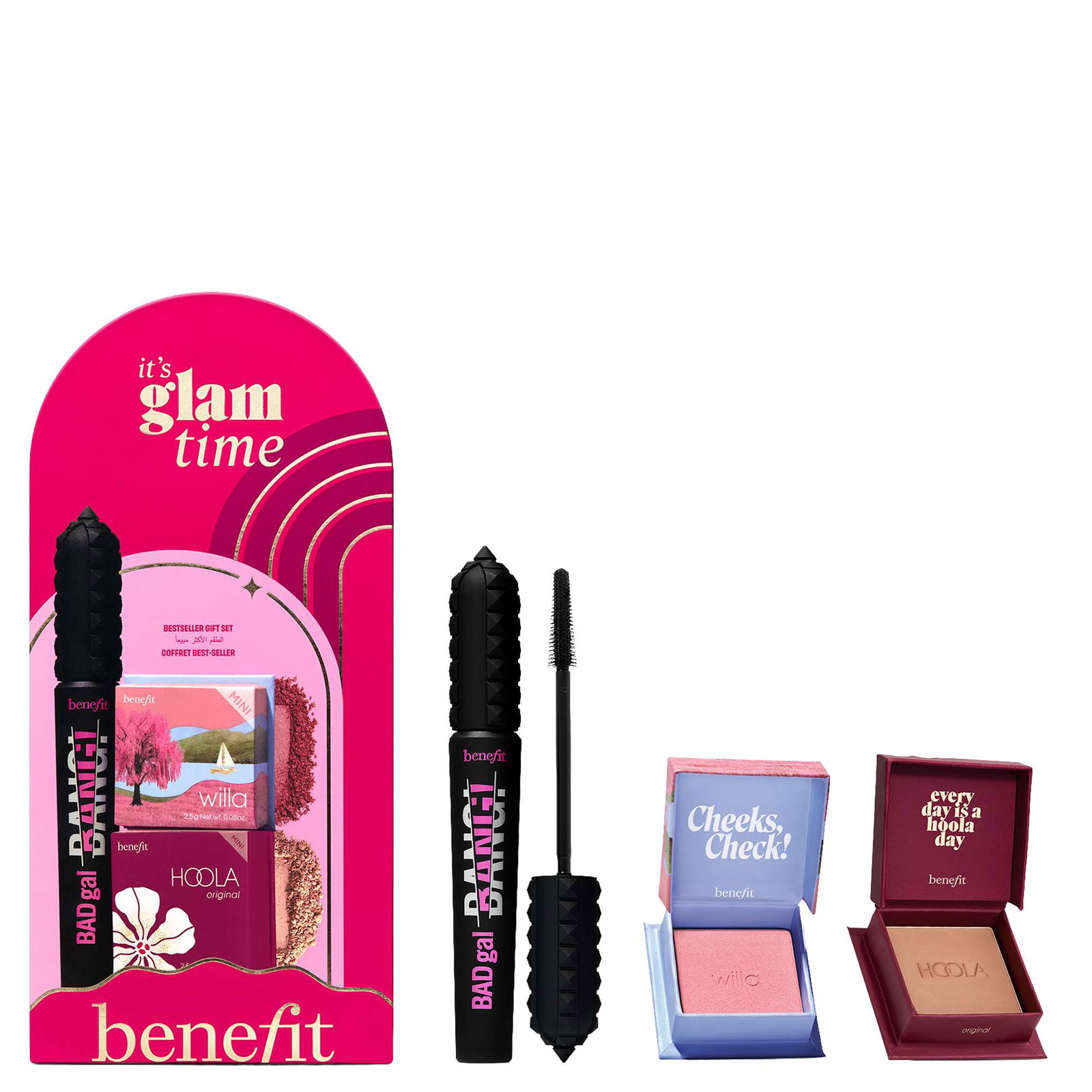 Image of benefit  It’s Glam Time Mascara & Mini Blush & Bronzer Gift Set (Worth £60.50)
