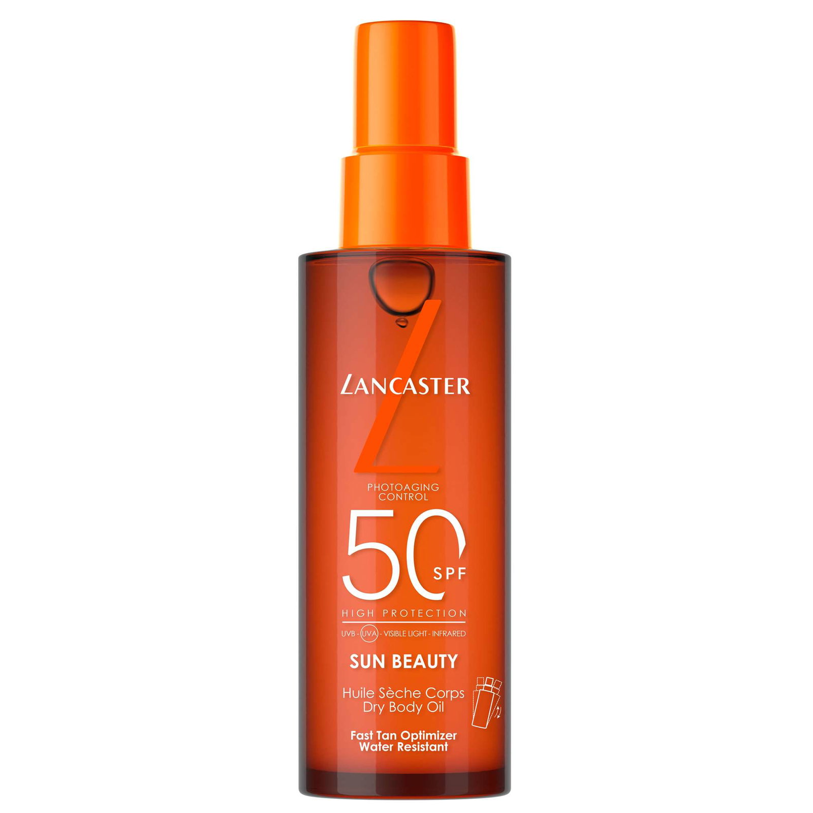 Image of Lancaster Sun Beauty Satin Dry Oil Fast Tan Optimizer for Body SPF50 150ml