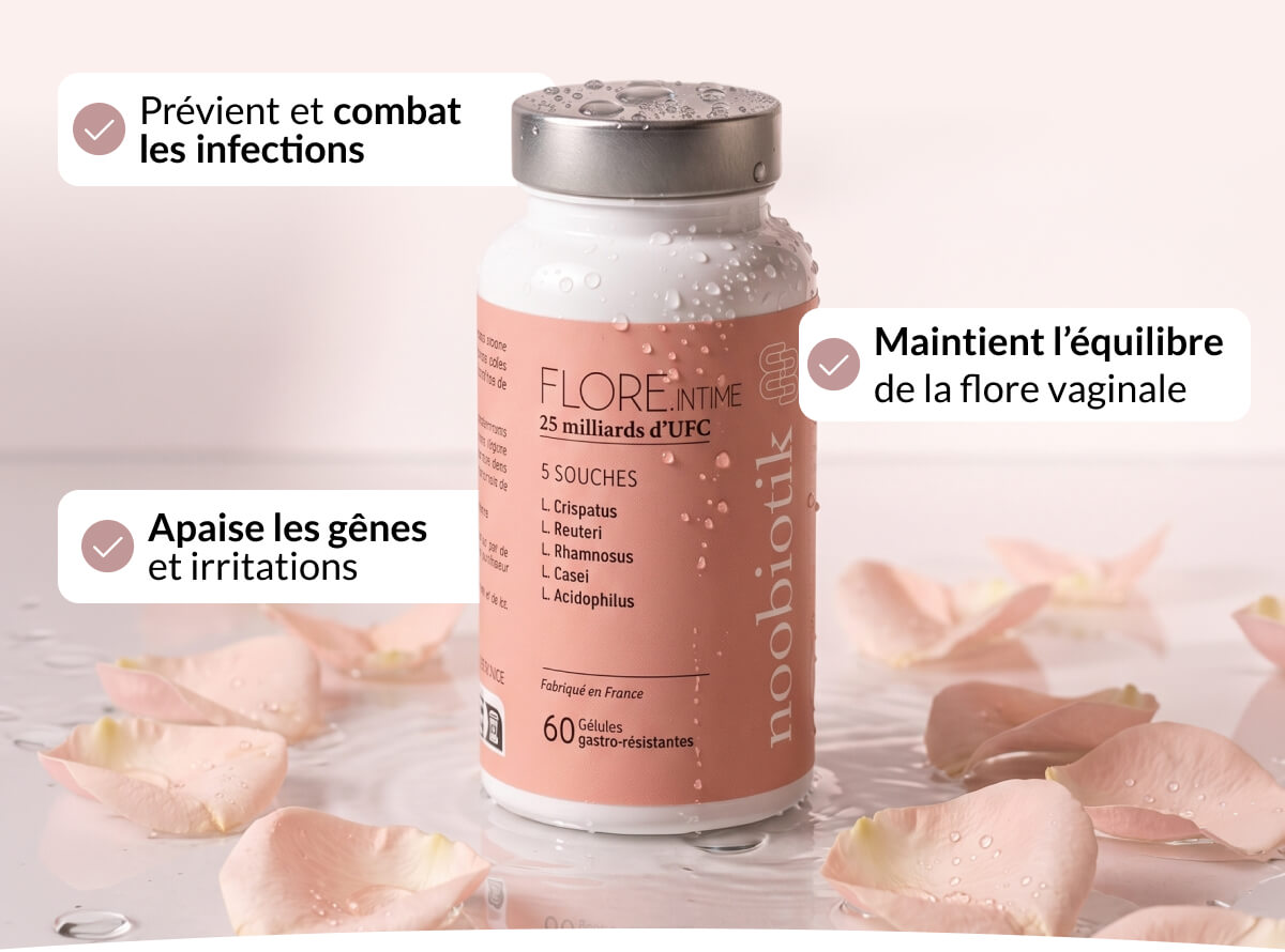 Prévient et combat les infections  Maintient l’équilibre de la flore vaginale Apaise les gênes et irritations