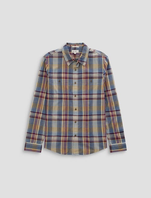Wayne Work Shirt in Blue Multi