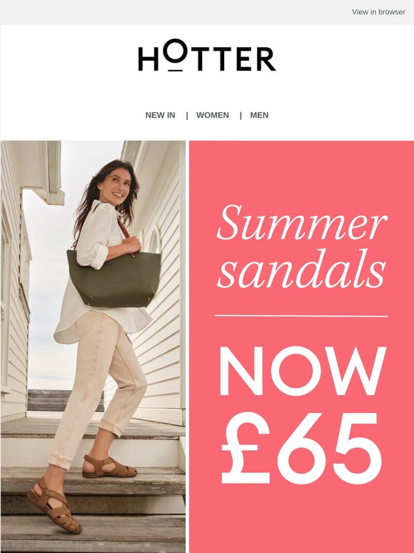 Summer sorted | Sandals now £65