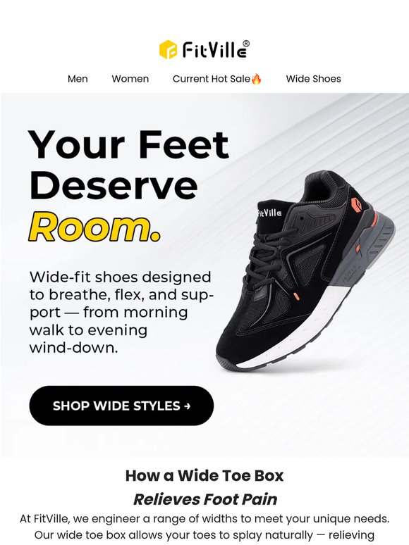 Still Squeezing Into Narrow Shoes?