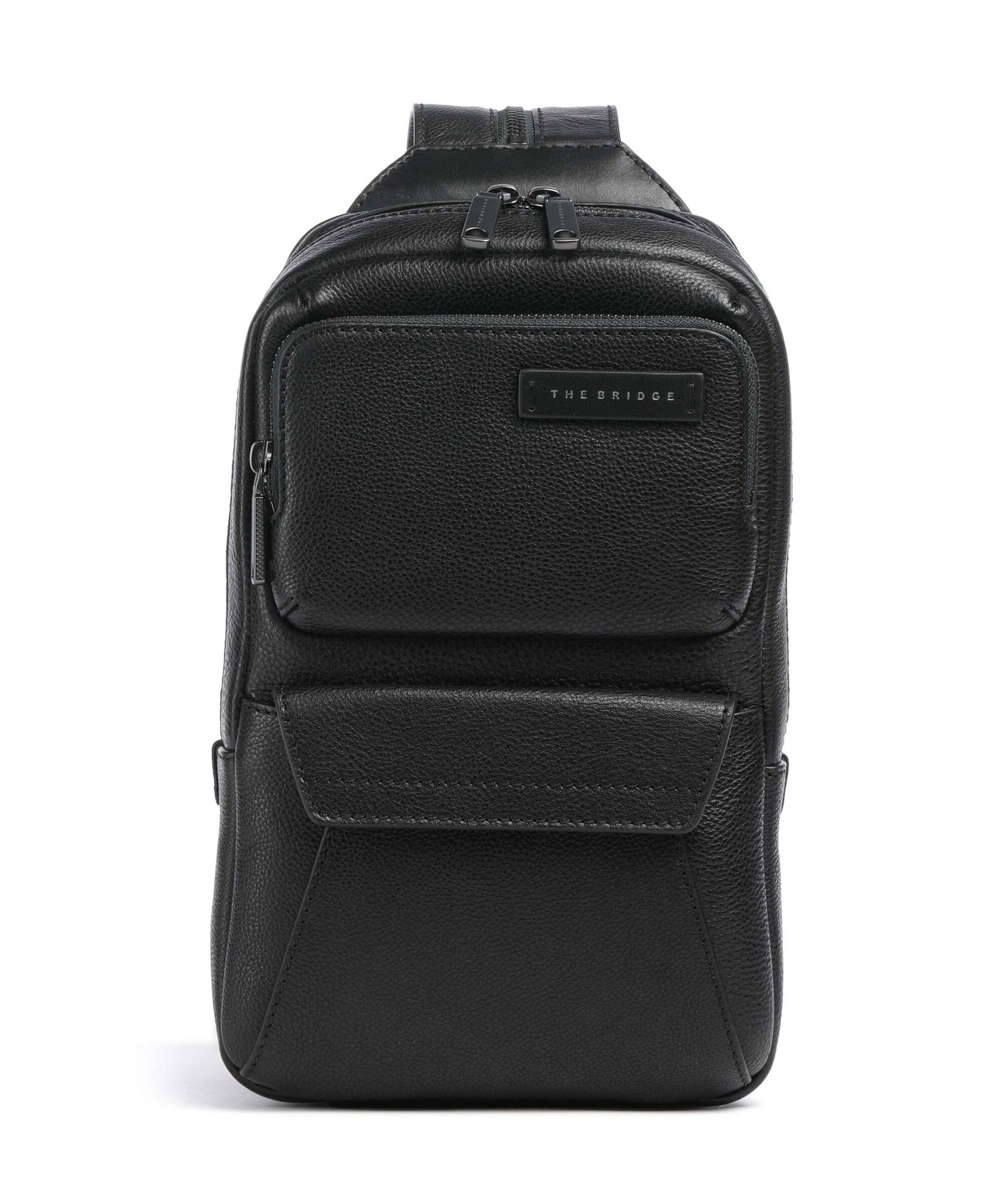 The Bridge Ludovico Sling bag grained leather