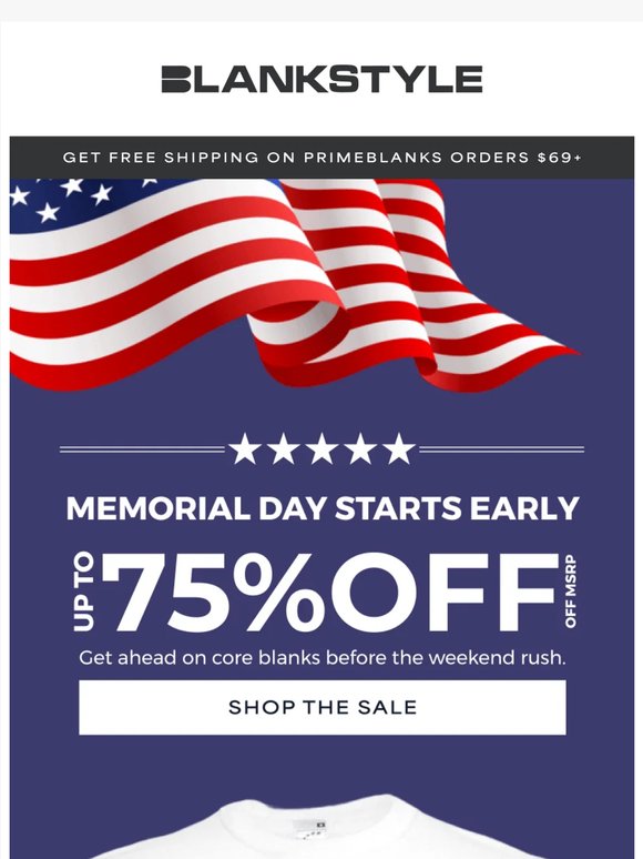 Memorial Day Starts Early 🇺🇸